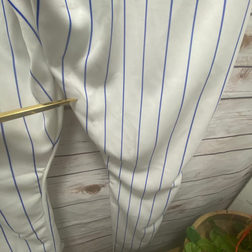 Milwaukee Brewers MLB Authentic Collection Jersey Uniform Majestic Pinstripe - Picture 7 of 11